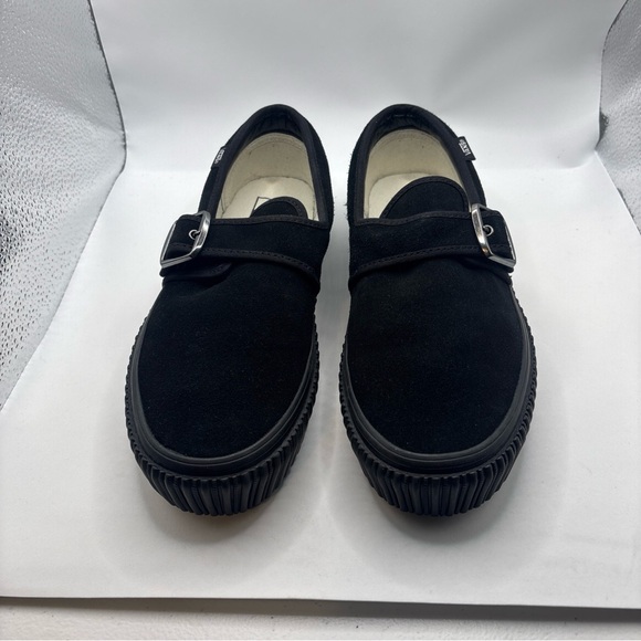 VansStyle 47 Creeper Black Suede Leather Maryjane Sneakers SZ W 9 Goth Grunge - Picture 2 of 9